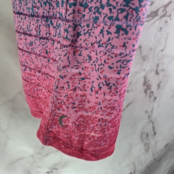 Zyia Active Tank Top Women XXL Blue Pink Striped Havana Splatter Ombre - Picture 8 of 10